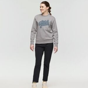 NWT Cotopaxi Coto-Patch Crew Sweatshirt-Heather Grey